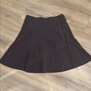 dressbarn Classic Brown A-Line Skirt